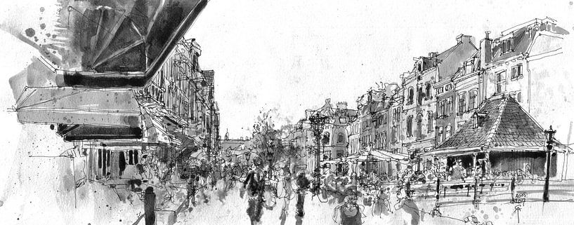 Vismarkt, Utrecht  par Christiaan T. Afman