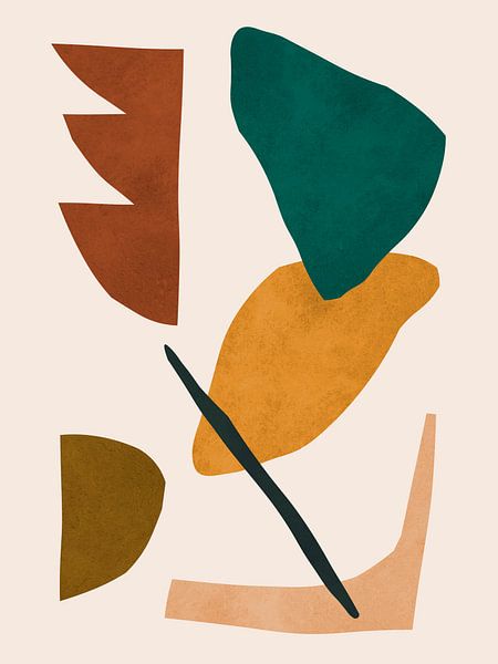 Expressive collage 11 by Vitor Costa