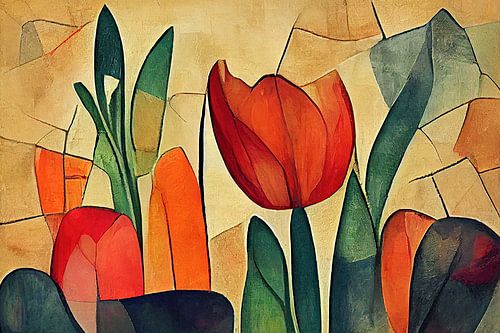 Tulp abstract