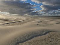 Verlaten Strand bij Schiermonnikoog