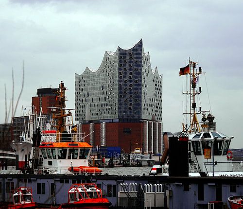 Blick zur Philharmonie