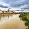 View of the river Arno in Florence, Italy by Rico Ködder