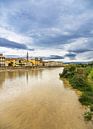 View of the river Arno in Florence, Italy by Rico Ködder thumbnail