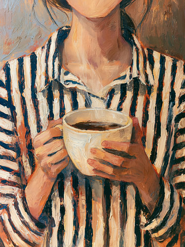 Silence Between Stripes and Hot Coffee