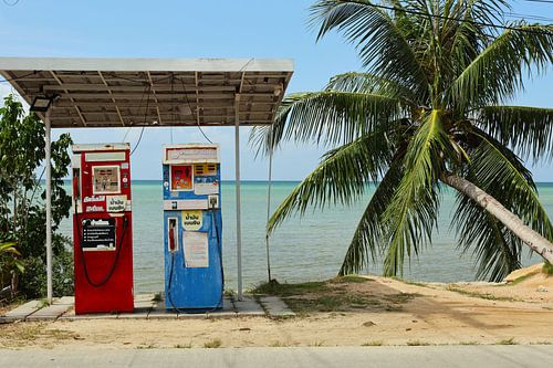 Tankstelle mit Aussicht