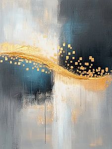 Abstraktes Gold