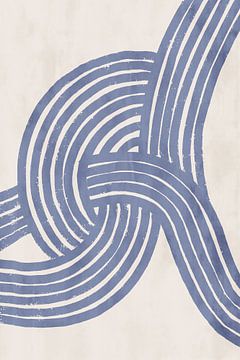Knoten - Blau von Pati Cascino