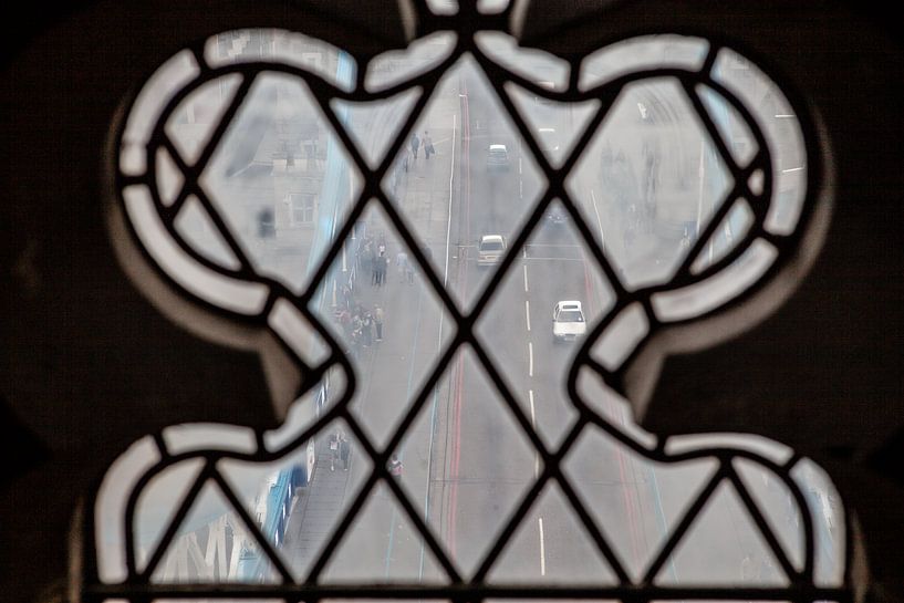 view of a street a london by Eric van Nieuwland