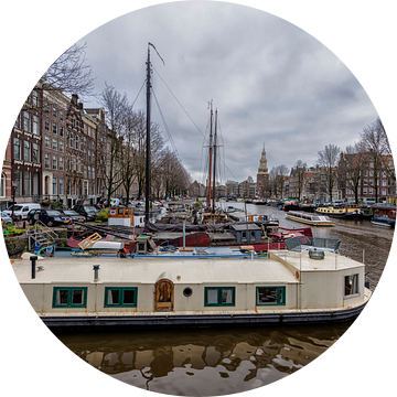 De Waalseilandgracht in Amsterdam. van Don Fonzarelli