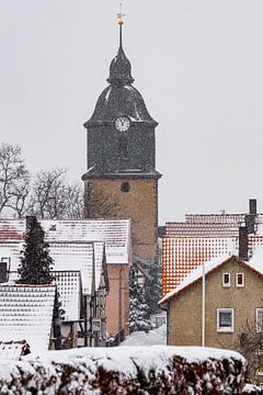 Der Kirchturm von Herleshausen von Roland Brack