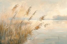 Hohes Gras | Naturgemälde mit hohem Gras
