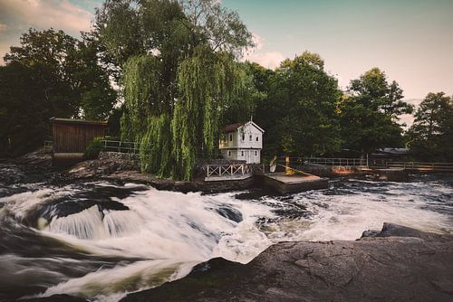 Mörrum - Rivierzicht in Zweden