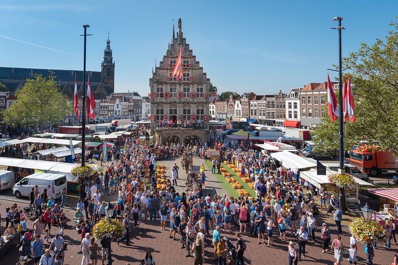 Gouda Cheese Market by Rinus Lasschuyt Fotografie