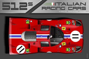 Ferrari 512S Le Mans No.11 by Theodor Decker