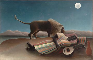 Henri Rousseau. La Bohémienne endormie