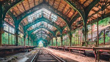 Lost Place railway station by Mustafa Kurnaz
