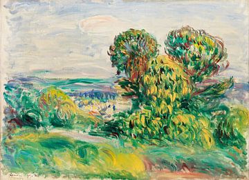 Landschap, Renoir (1890) van Atelier Liesjes