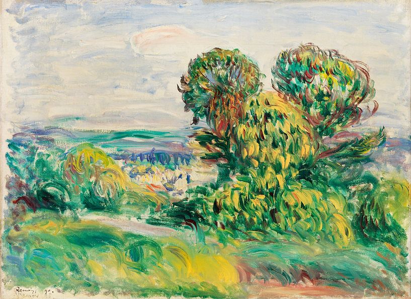 Landscape, Renoir (1890) by Atelier Liesjes