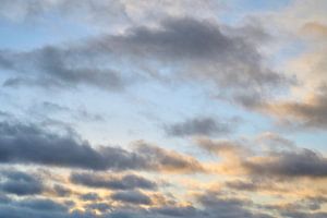Himmel mit Wolken von Sjoerd van der Hucht