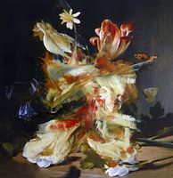 Blumenstillleben mit Tulpe