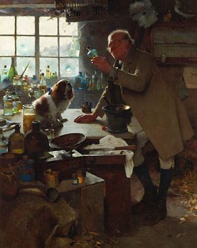 Het resultaat van een luxe leven, Frederick Hall