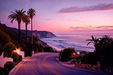 L.A Route van het strand van Philippe HUGONNARD