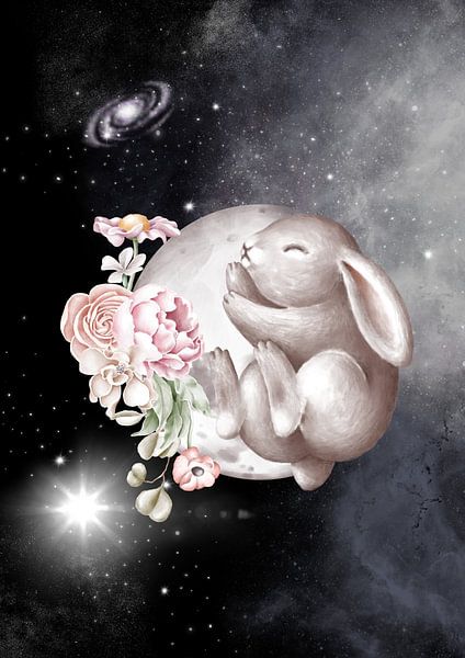 Cute dream bunny by Lucia