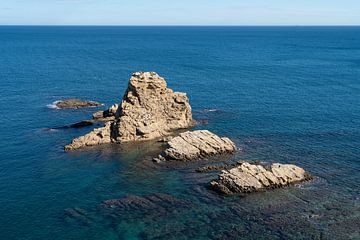 Rocher sur la côte méditerranéenne, Els Pallers