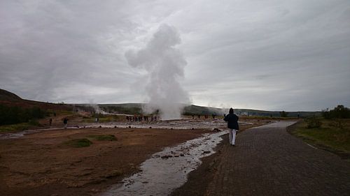 Strokkur, Geysir, IJsland