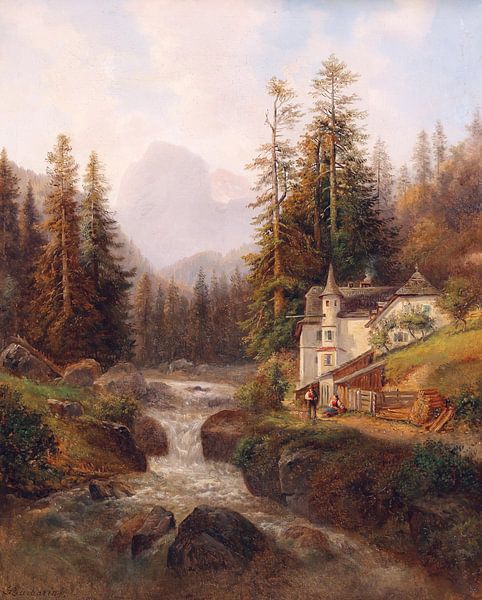 Gustav Barbarini, près de Reichenhall par Atelier Liesjes
