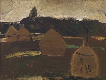 Hooioppers, Gustave De Smet, 1942 van Atelier Liesjes