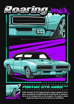 Pontiac GTO Judge Muscle Car sur Adam Khabibi