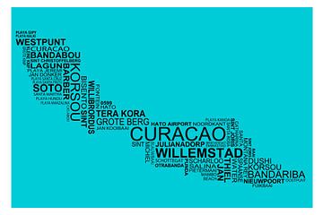 Karte von Curacao