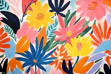 Henri Matisse, Fleurs grandes et abstraites sur Caroline Guerain