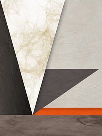 MODERNE ZEITGENÖSSISCHE ABSTRAKTE GEOMETRISCHE KUNST von Online Arts