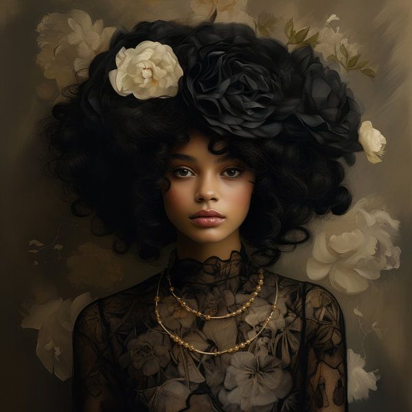 Portrait &quot;Girls just wanna have fun&quot; by Carla Van Iersel