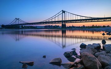 Krefeld-Uerdinger Bridge, North Rhine-Westphalia, Germany by Alexander Ludwig