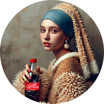 Modern meisje met de parel 