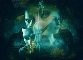 Die maskierte Sängerin von Moonheart Artworks