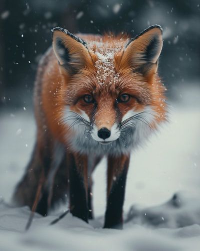 Close-up of a fox
