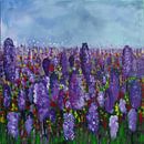 Painting Lavender Field by Patricia Piotrak thumbnail