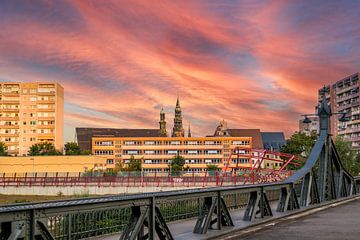 Stad van Zwickau in Oost-Duitsland van Animaflora PicsStock