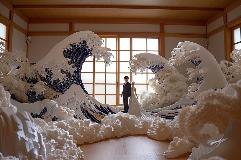 wedding dress japan Asia by Egon Zitter