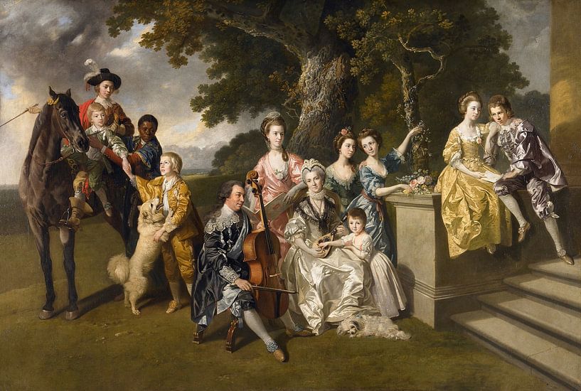La famille de Sir William Young, Johann Zoffany par Des maîtres magistraux