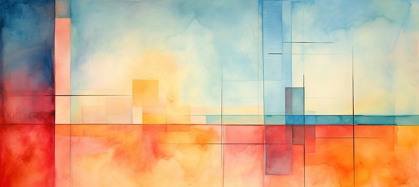 Abstract Expressionisme 289951 van Abstract Schilderij
