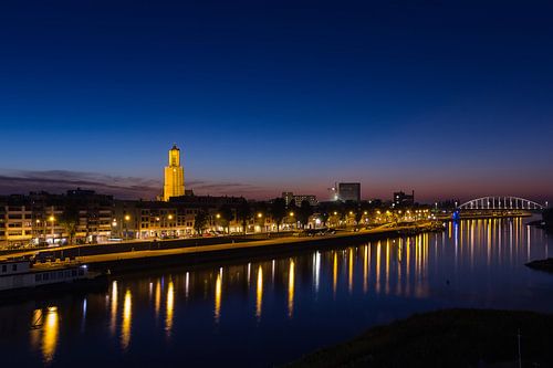 Skyline Arnheim bei Sonnenaufgang