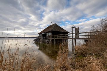 Boathouse at the Ammersee by Teresa Bauer