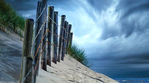 A stormy atmosphere on the North Sea