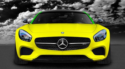 Mercedes-AMG GT en citron sur aRi F. Huber