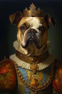 Bouledogue français brun royal sur haroulita